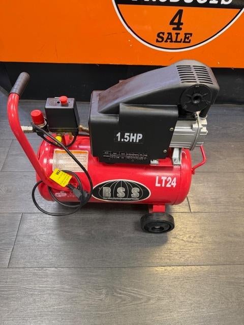 Besk 9 Liter Luchtcompressor - 8 Bar - 1,5 PK, Ophalen of Verzenden, Zo goed als nieuw, Minder dan 200 liter/min, 6 tot 10 bar