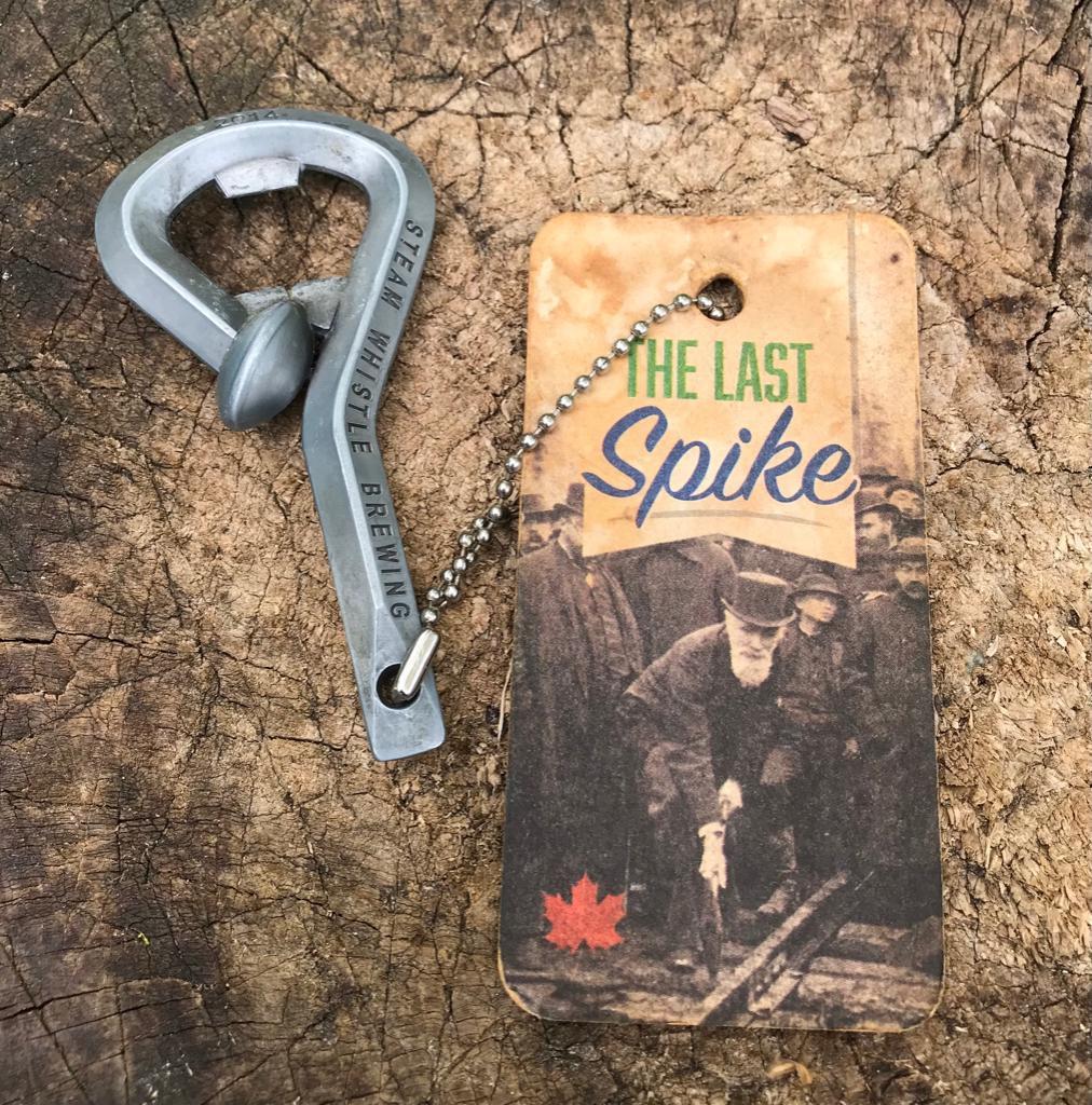 Flesopener THE LAST SPIKE 2014 - Steam whistle brewing, Ophalen of Verzenden, Nieuw, Trein, Overige typen