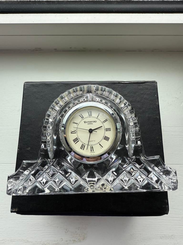 Waterford Kristallen Klok, Antiek en Kunst, Antiek | Glas en Kristal, Ophalen of Verzenden