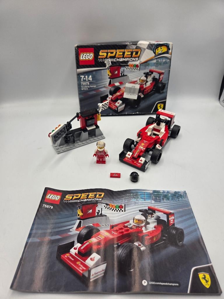 Lego Speed Champions 75879 Scuderia Ferrari SF16-H, Ophalen, Zo goed als nieuw, Complete set, Lego