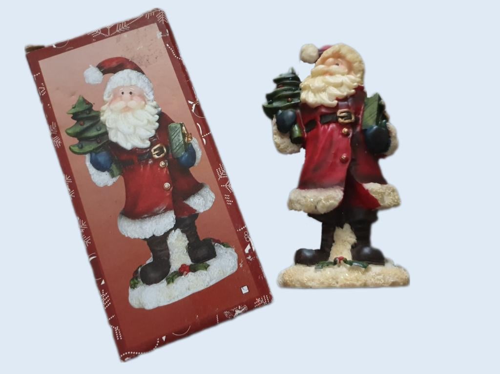 Kerstman beeldje ~ HH9910, Diversen, Kerst, Gebruikt, Ophalen of Verzenden