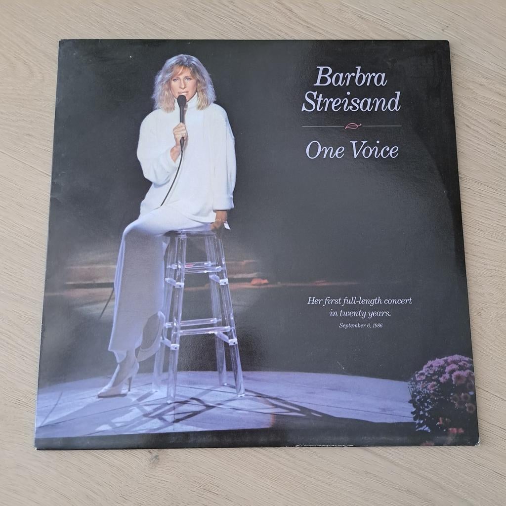 Barbara Streisand LP - One Voice (1987) - Nieuwstaat, Ophalen of Verzenden, Zo goed als nieuw, 12 inch