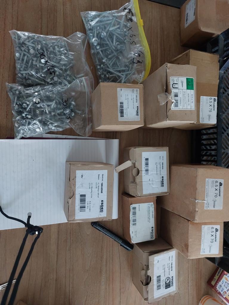 Esdec montage schroeven - meerdere maten - clickfit EVO, Hobby en Vrije tijd, Elektronica-componenten, Nieuw, Ophalen of Verzenden