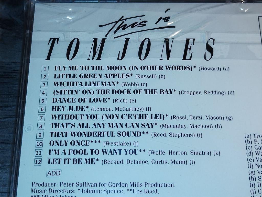 Tom Jones - This Is Tom Jones [NIEUW], Ophalen of Verzenden, Gebruikt