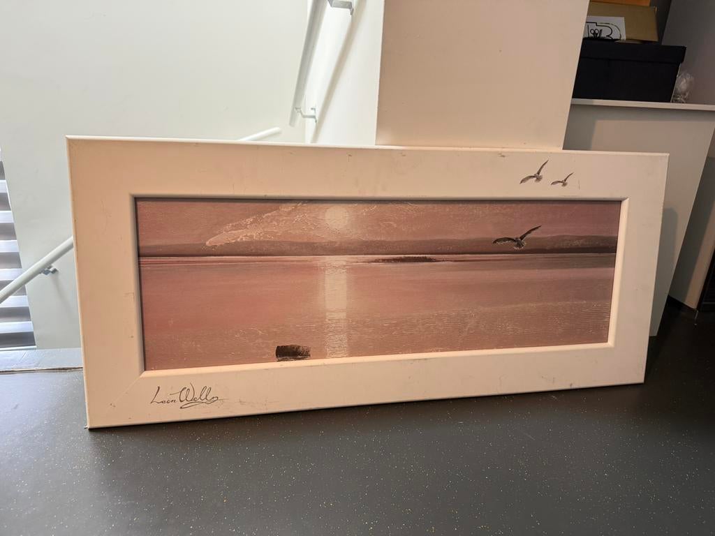 Schilderij 117x51, Ophalen of Verzenden, Zo goed als nieuw, 25 tot 50 cm, Minder dan 100 cm