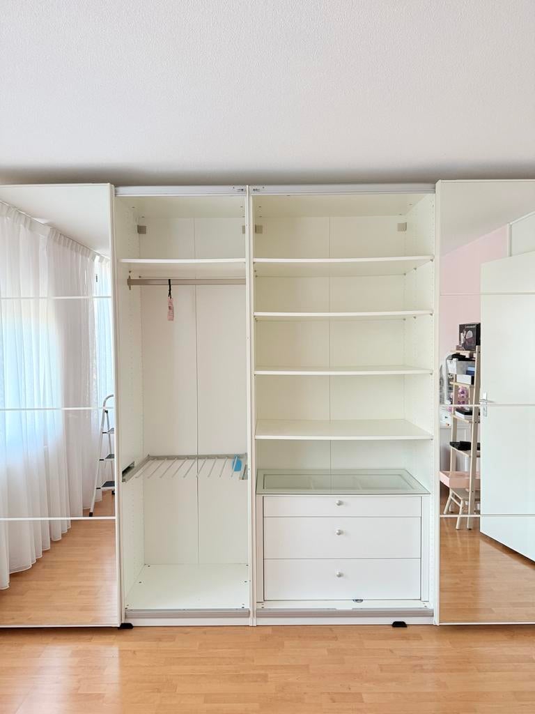 IKEA PAX kast 350 cm breed – luxe indeling, Huis en Inrichting, Kasten | Kledingkasten, Ophalen, Overige materialen, Gebruikt