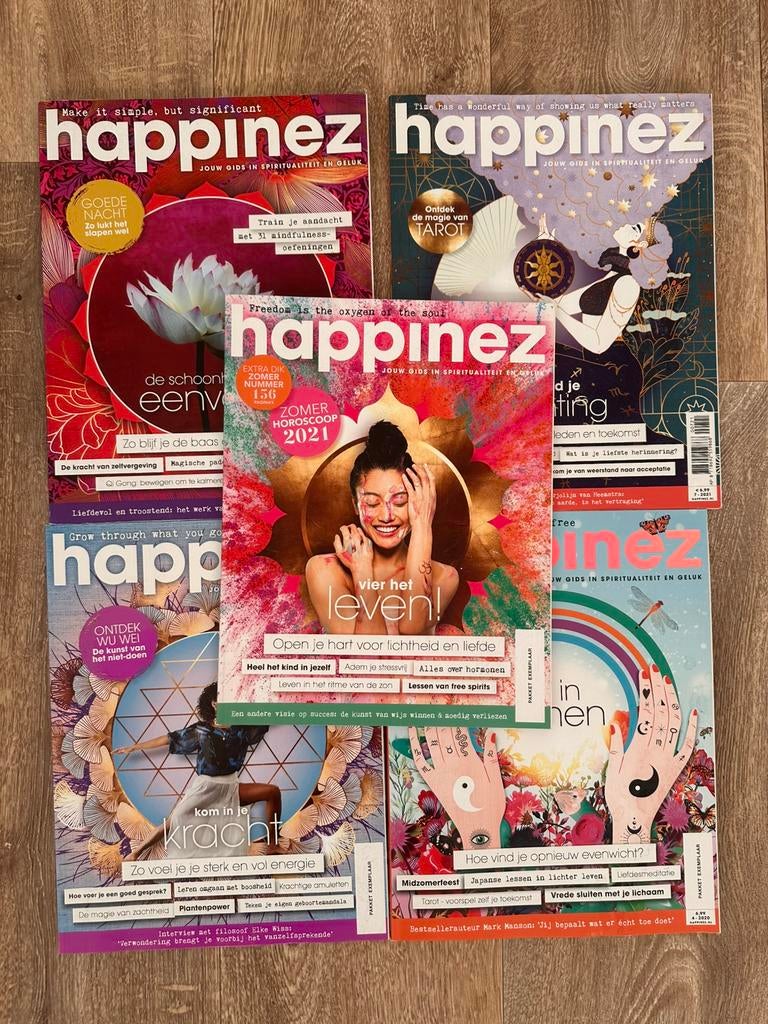 Happinez magazines, Ophalen, Zo goed als nieuw, Damesbladen