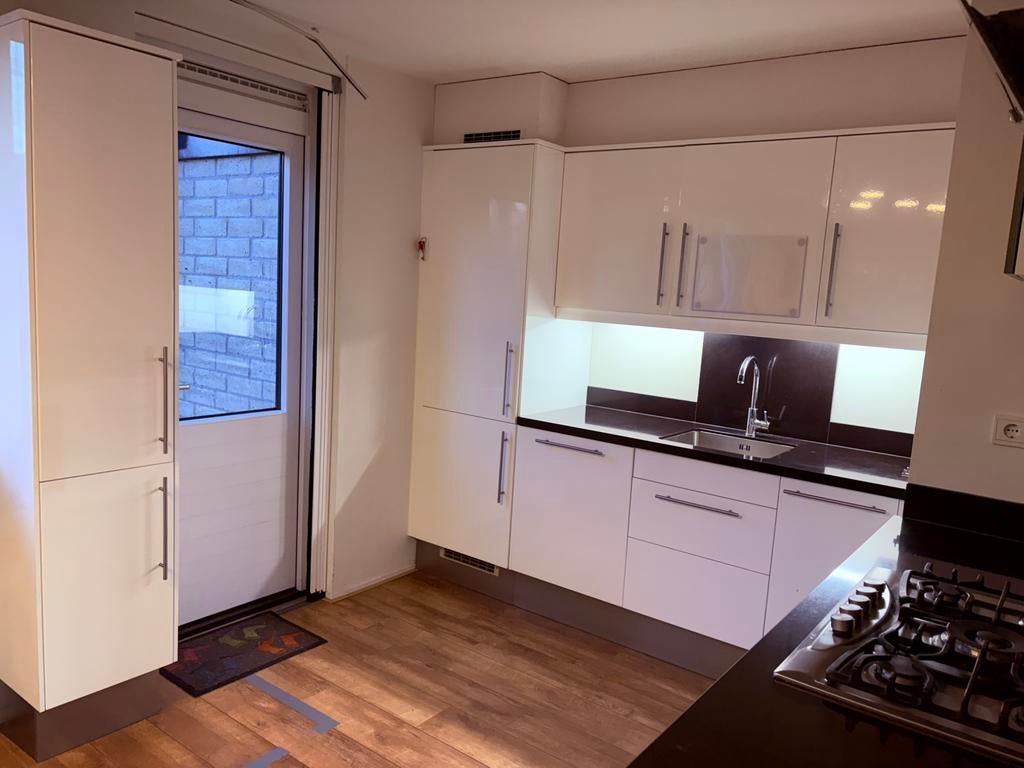 Ikea witte keuken, incl apparatuur en extra kast, Ophalen, Wit, Kunststof, Hoekkeuken