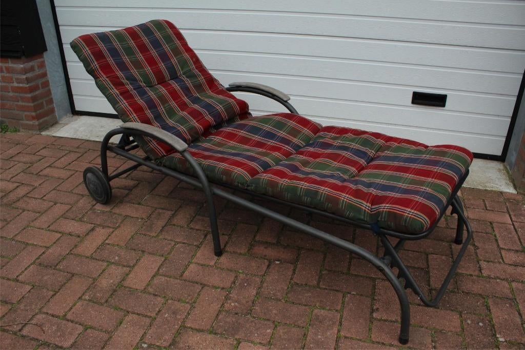 ligbed kettler, Tuin en Terras, Ophalen, Gebruikt, Metaal, Verstelbaar