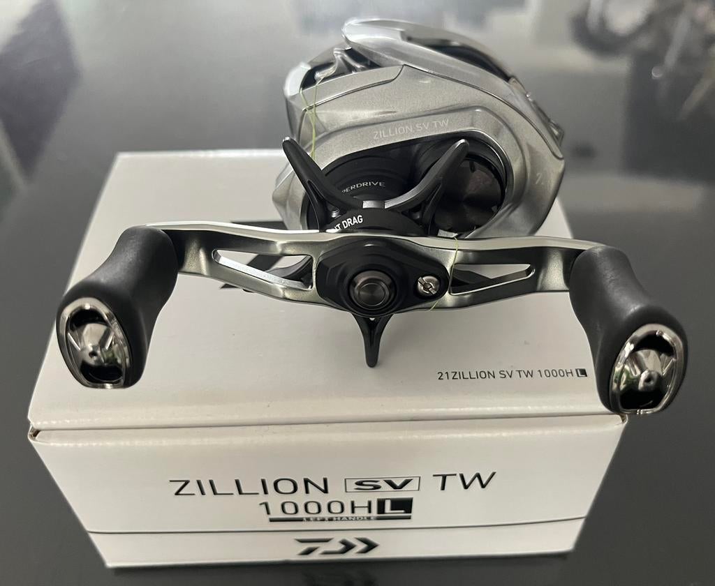Daiwa zillion sv tw 1000HL, Watersport en Boten, Ophalen of Verzenden, Zo goed als nieuw, Molen