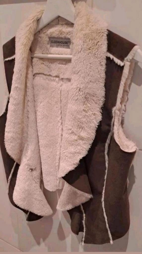 Gilet/jasj/bodywarmer. [nieuw], Kleding | Dames, Bodywarmers, Nieuw, Maat 42/44 (L), Bruin, Ophalen of Verzenden