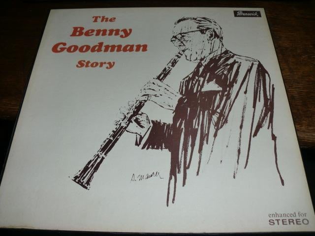 The Benny Goodman Story Soundtrack Brunswick ‎ 2 LP  BOX , Cd's en Dvd's, Vinyl | Jazz en Blues, Gebruikt, Ophalen of Verzenden