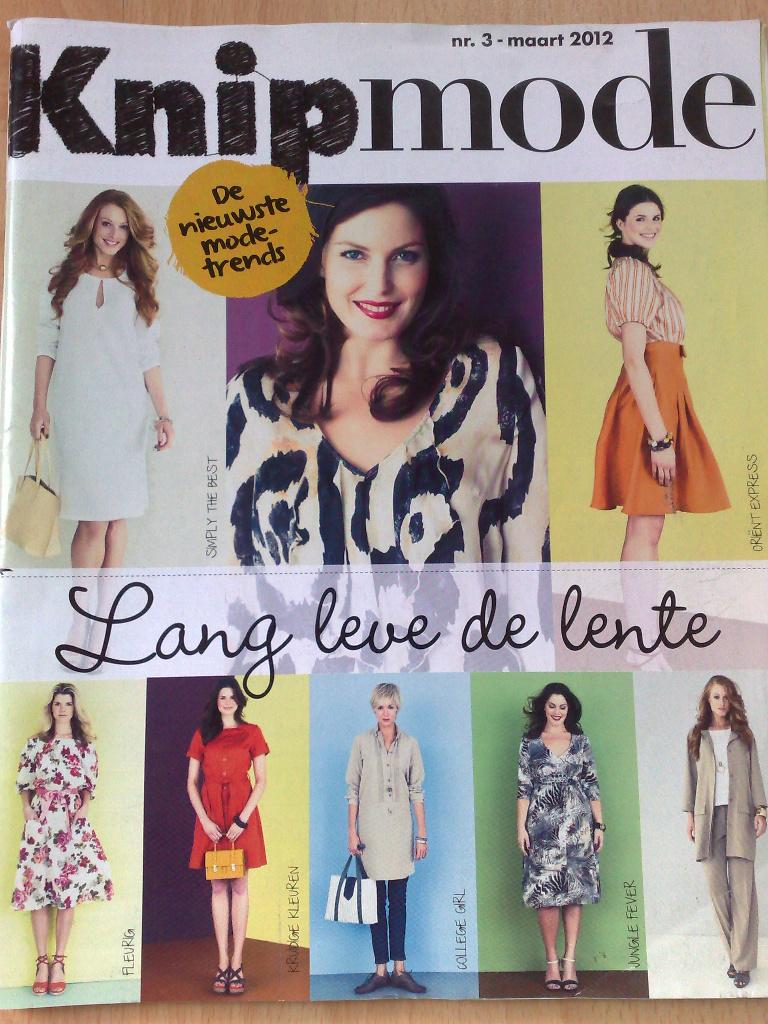 Knipmode maart nr. 3 / 2012, Verzenden, Zo goed als nieuw, Vrouw, Knipmode
