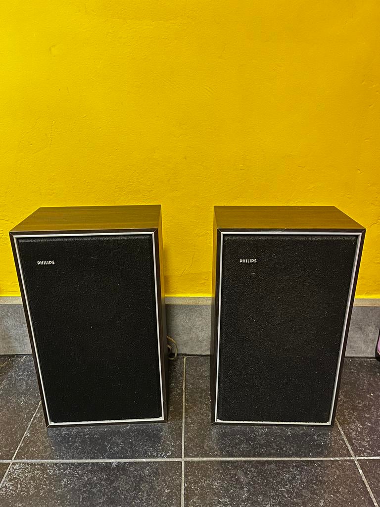 Philips 22AH491 vintage speakers 1978, Philips, Ophalen of Verzenden, Zo goed als nieuw, Minder dan 60 watt
