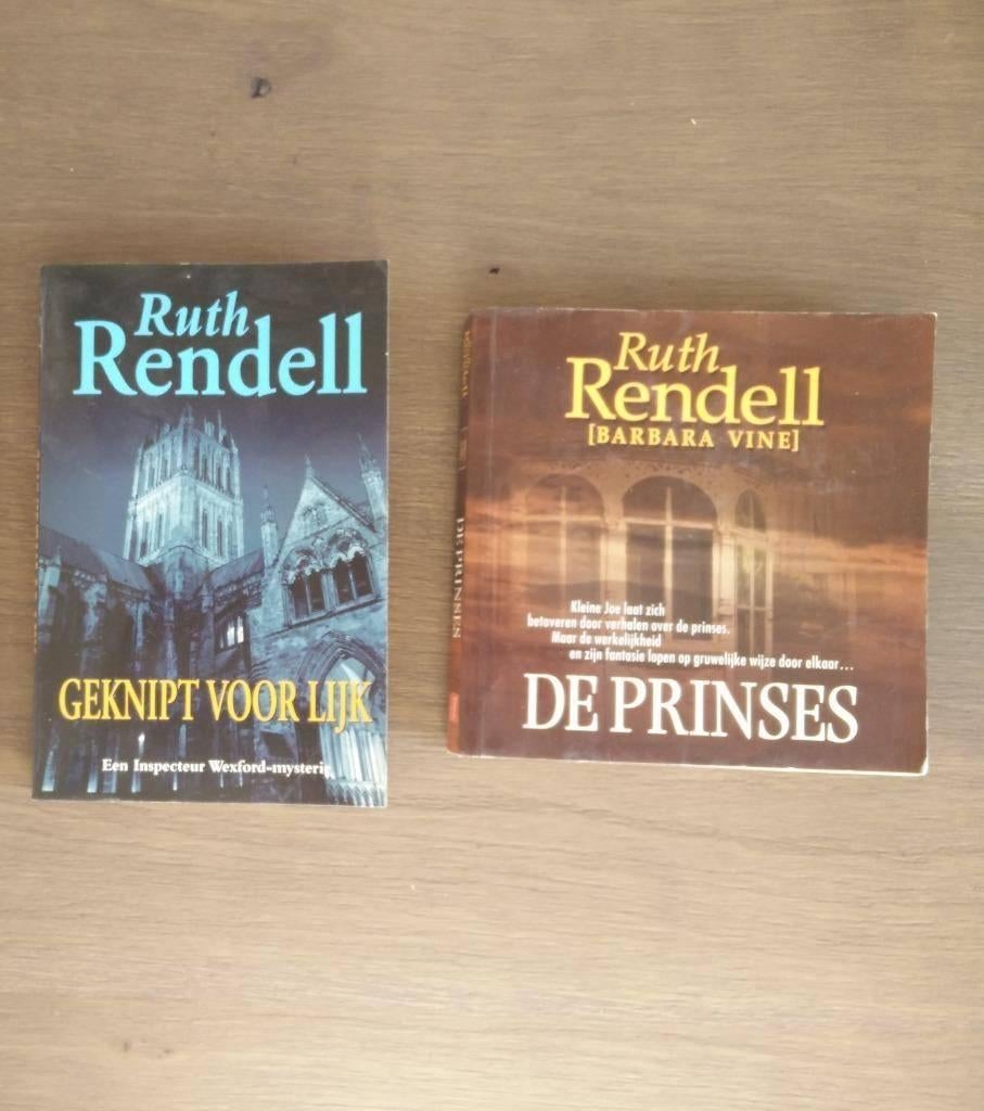 Ruth Rendell - 2 boeken: De prinses + Geknipt voor lijk, Ophalen of Verzenden, Gelezen, Nederland