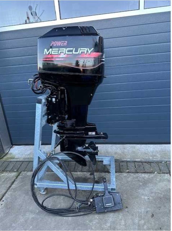 2xBuitenboord motor compleet en netjes 90pk | 75pk powertrim, Watersport en Boten, Elektrische start, Ophalen of Verzenden, Zo goed als nieuw