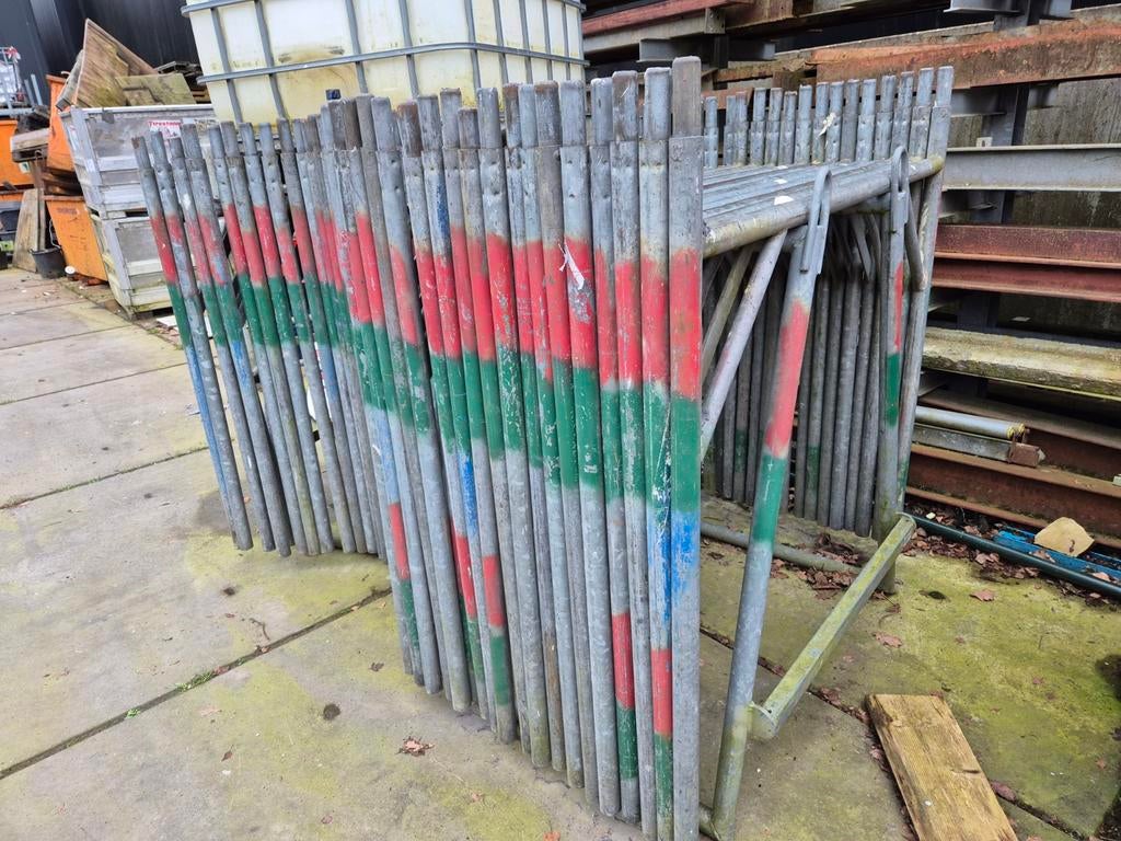 Zwaar steiger H jukken metselsteiger compleet, Ophalen, Gevelsteiger, 5 meter of hoger