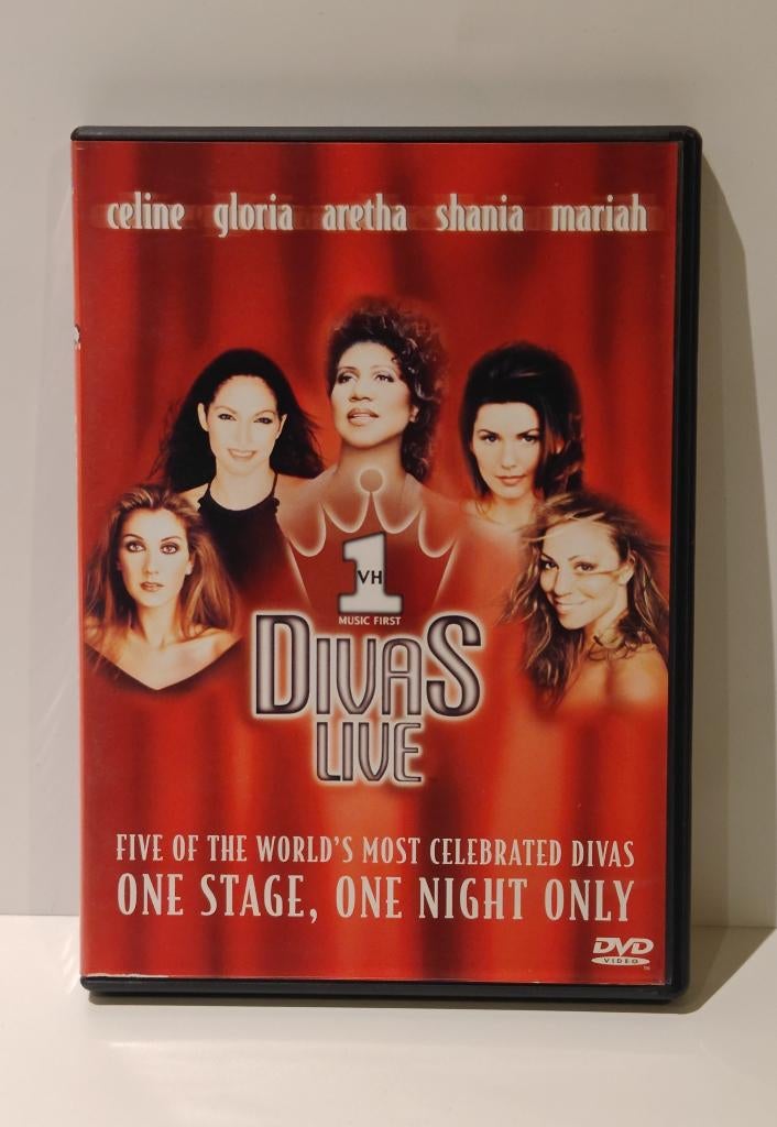 VH1 Divas Live Celine Aretha Mariah Gloria Shania concertdvd, Alle leeftijden, Ophalen of Verzenden, Zo goed als nieuw, Muziek en Concerten