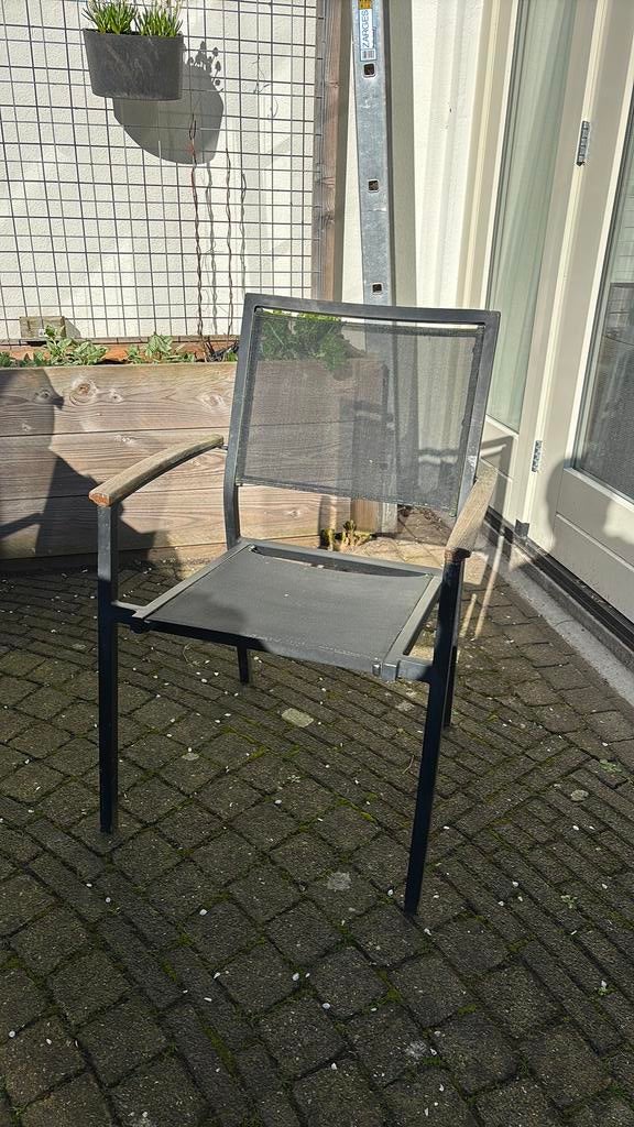 Tuinstoelen Hartman Artist (4 stuks), Ophalen, Gebruikt, Aluminium