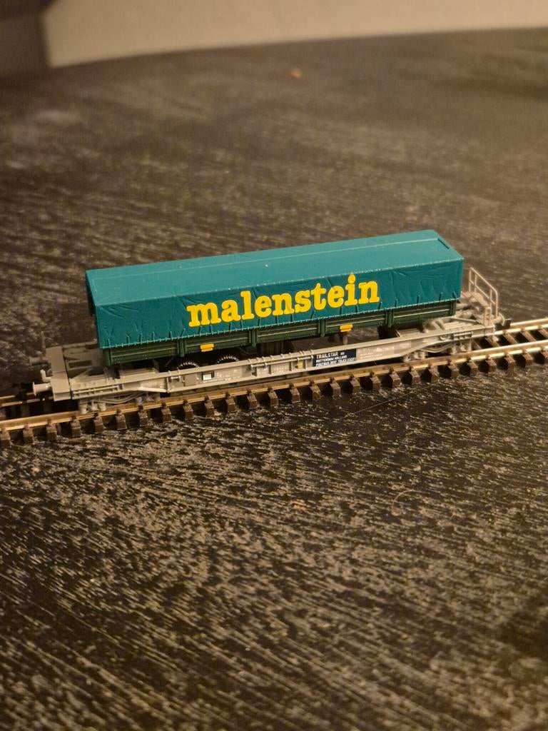 Roco N-spoor dieplader wagon NS 'Malenstein', Gelijkstroom of Wisselstroom, Wagon, Ophalen of Verzenden, Zo goed als nieuw