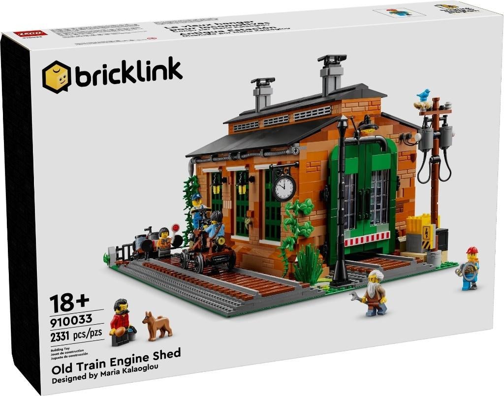 Lego Bricklink 910033 Old Train Engine Shed, Ophalen of Verzenden, Nieuw, Complete set, Lego