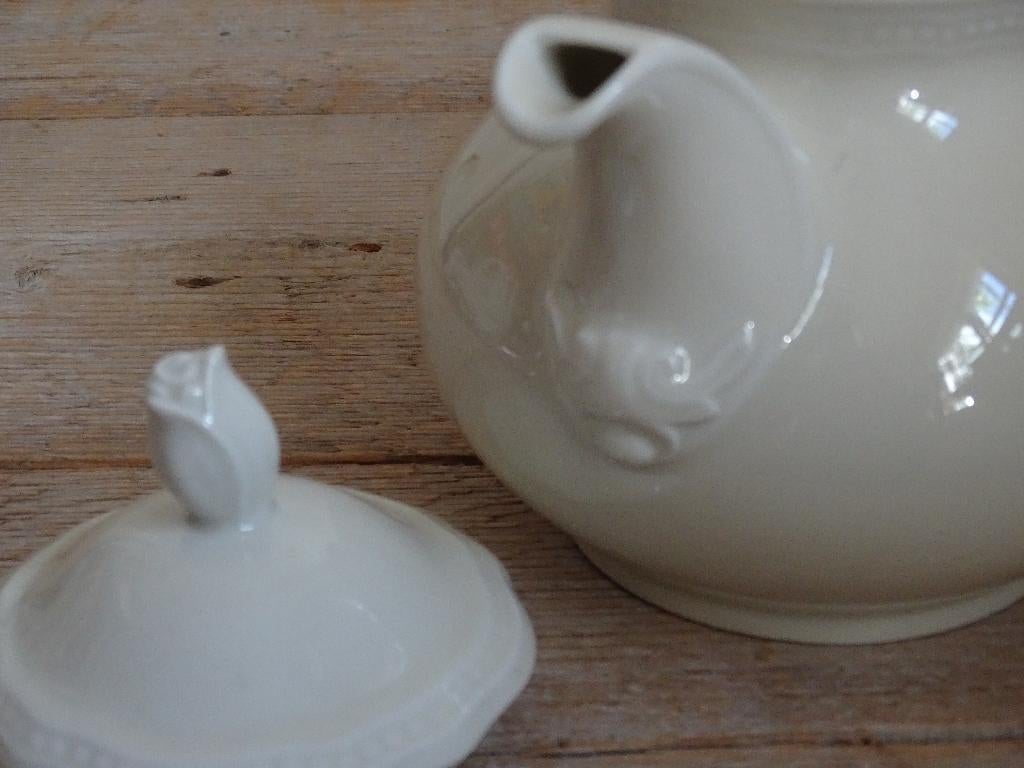 1x Theepot, Bavaria Seltmann Weiden ALT DRESDEN, creme, zgan, Ophalen of Verzenden