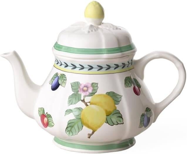 Villeroy en Boch French Garden Fleurence theepot 1 ltr, Overige typen, Ophalen of Verzenden, Zo goed als nieuw, Overige stijlen