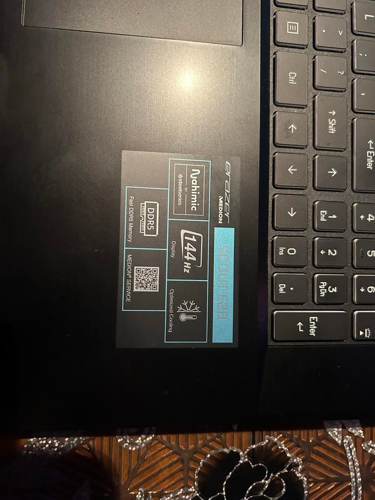 Medion Erazer Scout E20 Gaming Laptop - Zo goed als nieuw, Met videokaart, 2 tot 3 Ghz, Qwerty, Ophalen of Verzenden