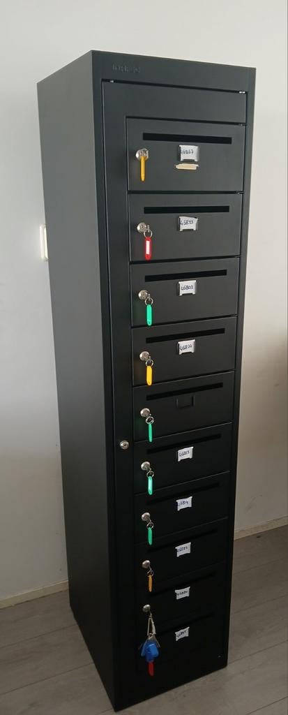 Inofec 10 vakken postkast postvakkenkast lockers kluisjes, Huis en Inrichting, Kasten | Lockerkasten, Ophalen of Verzenden