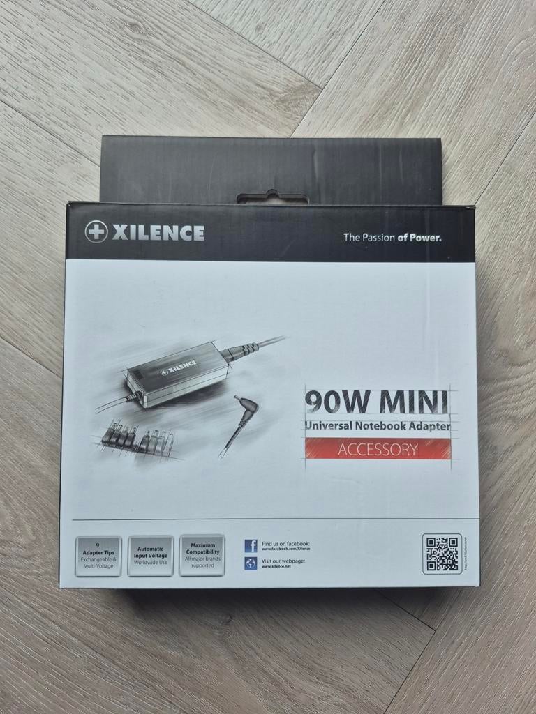 Xilence 90W Mini Universele Notebook Adapter. Oplader, Ophalen of Verzenden
