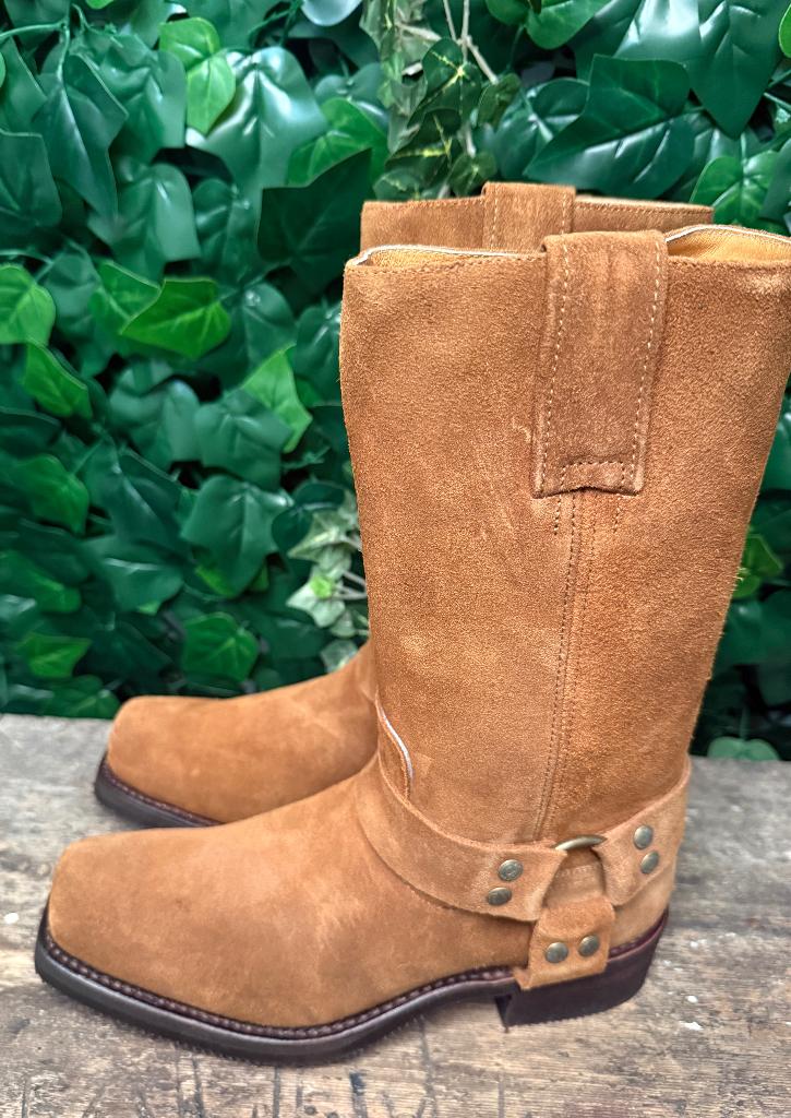 geweldig mooie suède  biker boots van sendra maat 41, Sendra, Bruin, Boots, Nieuw