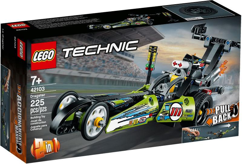 Lego Technic set 42103 Dragster, Kinderen en Baby's, Speelgoed | Duplo en Lego, Nieuw, Lego, Complete set, Ophalen of Verzenden