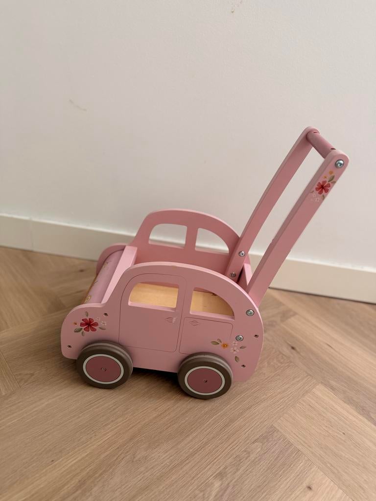 Little Dutch houten loopwagen, Kinderen en Baby's, Ophalen of Verzenden, Gebruikt, Duw- of Trekspeelgoed