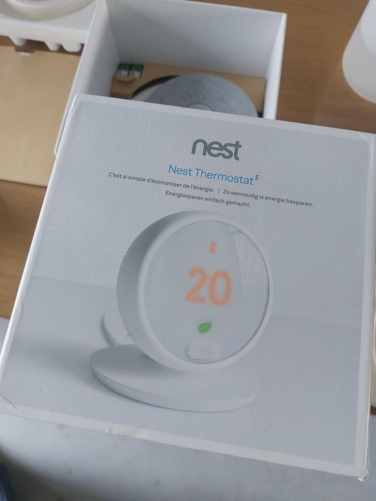 Nest thermostaat E eenvoudig handig smart wit, Doe-het-zelf en Verbouw, Ophalen, Slimme thermostaat, Gebruikt