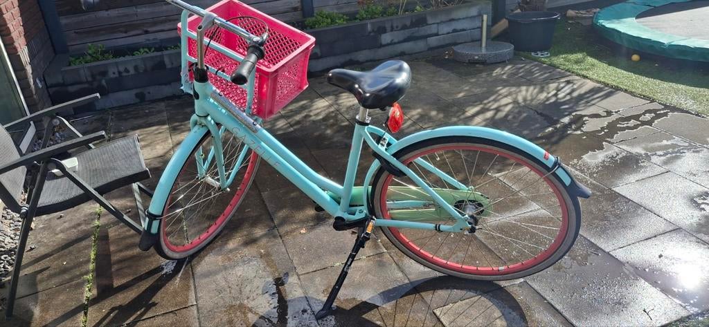 Gazelle damesfiets met voordrager en krat, Fietsen en Brommers, Fietsen | Dames | Damesfietsen, 50 tot 53 cm, Ophalen, Gebruikt