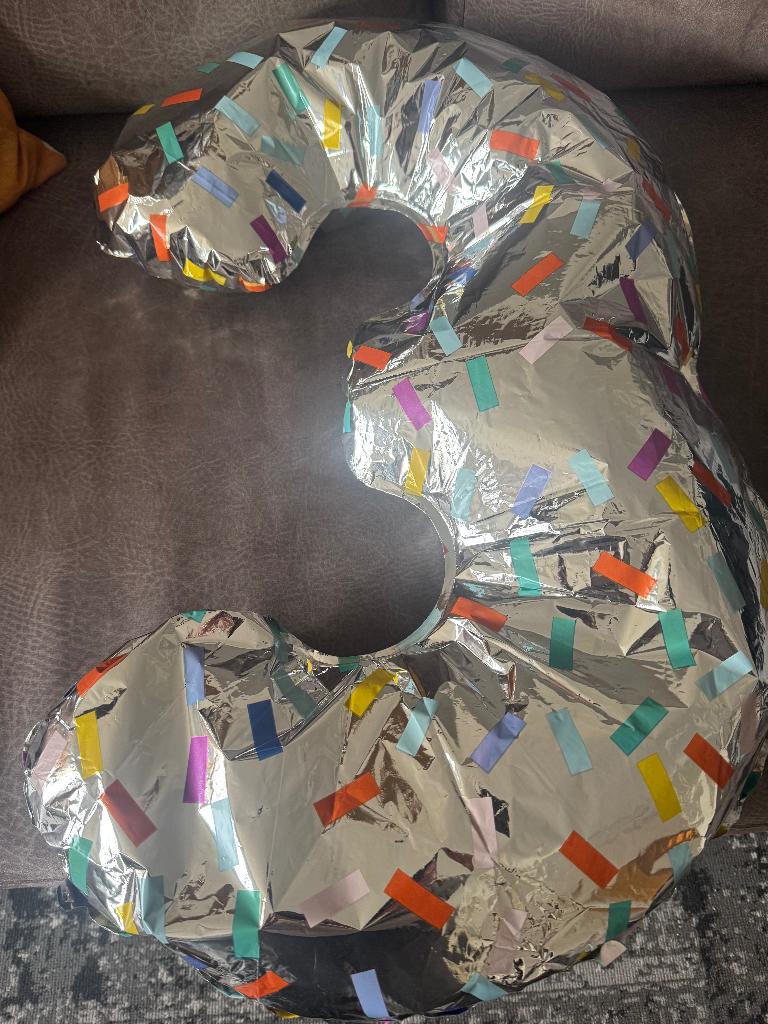 cijfer ballon, Ophalen, Zo goed als nieuw, Versiering, Verjaardag