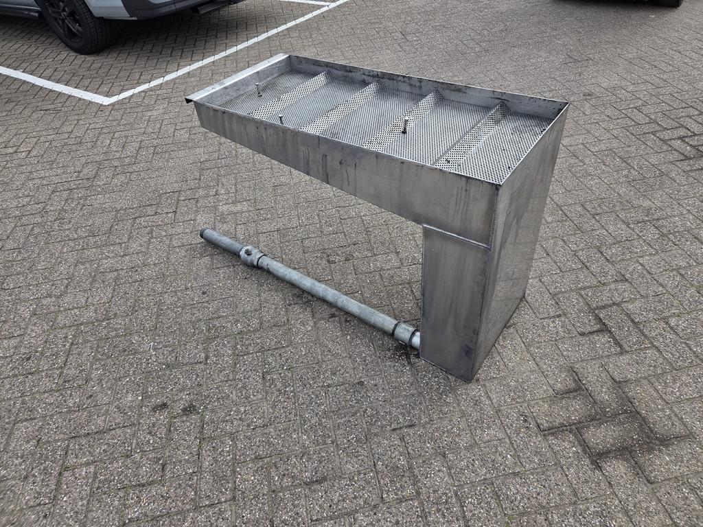 RVS tank/afdruiprek afgelopen olie, Ophalen of Verzenden