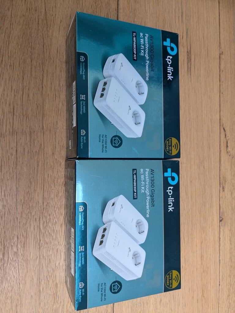 TP-Link TL-WPA8630P KIT - Powerline Adapter kit, Computers en Software, Ophalen of Verzenden