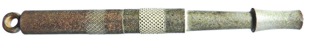 Kinderspeelgoed Fluit koper l= 92,6 Ø8,1mm Hoorn     b161, Ophalen of Verzenden