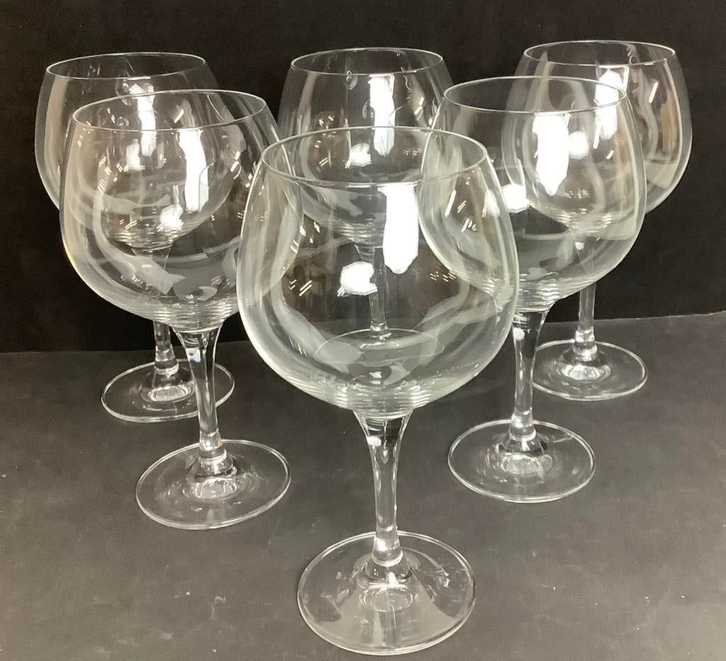 SCHOTT ZWIESEL - 6x rodewijnglazen (20 cm), Ophalen of Verzenden, Zo goed als nieuw, Overige typen