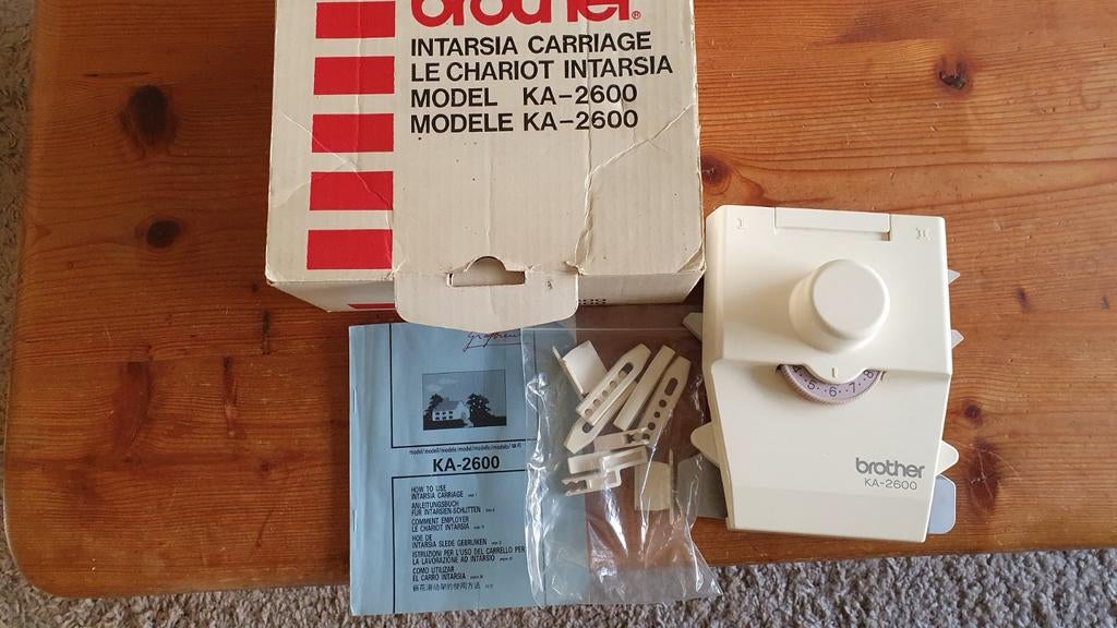 Brother Intarsia model KA-260, Hobby en Vrije tijd, Breien en Haken, Ophalen of Verzenden, Breien, Machine