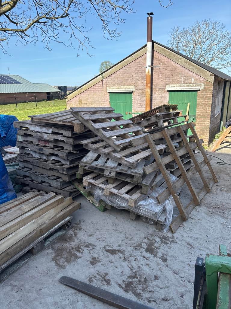 Stookhout van pallets, Tuin en Terras, Haardhout, Minder dan 3 m³, Ophalen of Verzenden, Overige houtsoorten, Blokken