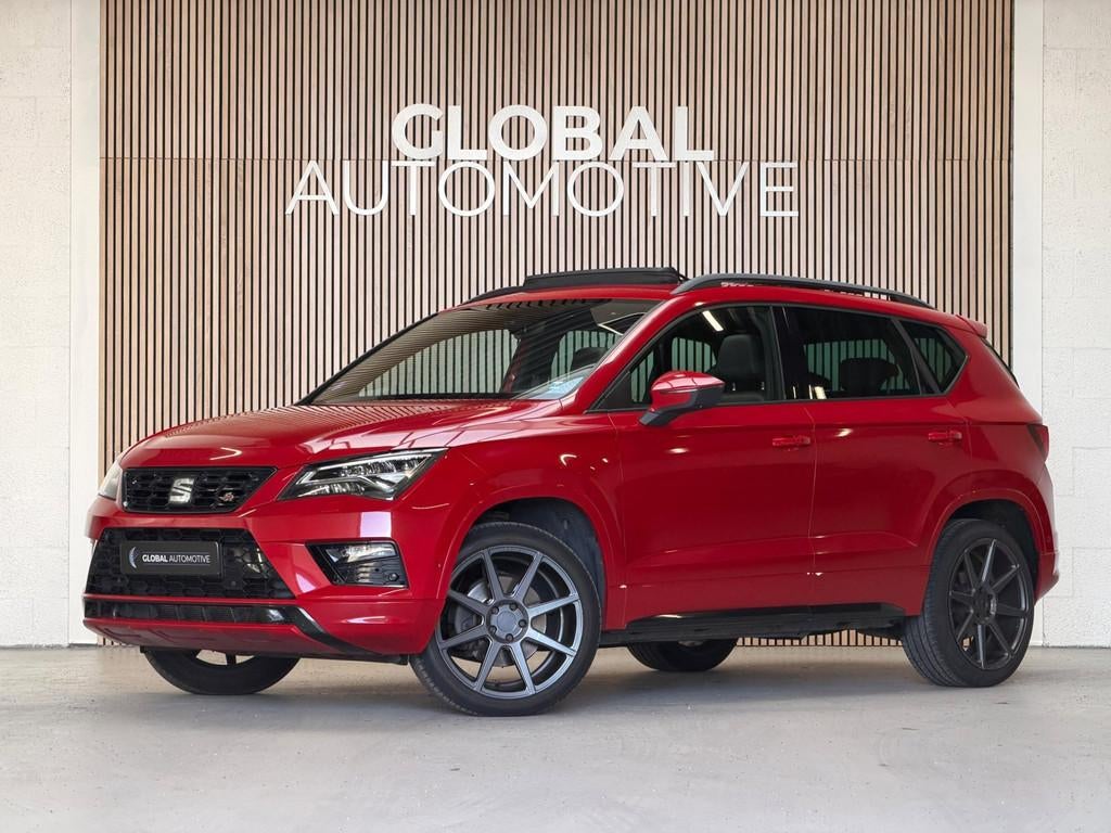 Seat Ateca 2.0 TSI FR 4DRIVE - PANO - 190PK - LEER - VIRTUAL, Automaat, Gebruikt, Zwart, 1984 cc
