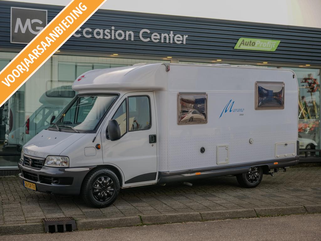 Bürstner Marano 590 T AIRCO DWARSBED COMPACT!, Caravans en Kamperen, Campers, Bedrijf, tot en met 3, Half-integraal, Bürstner