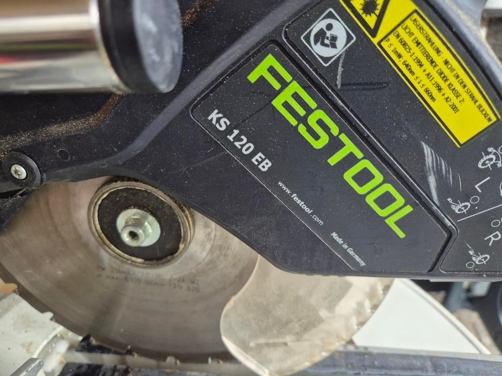 Festool KS 120 EB afkortzaag, Ophalen of Verzenden, Gebruikt, Overige typen