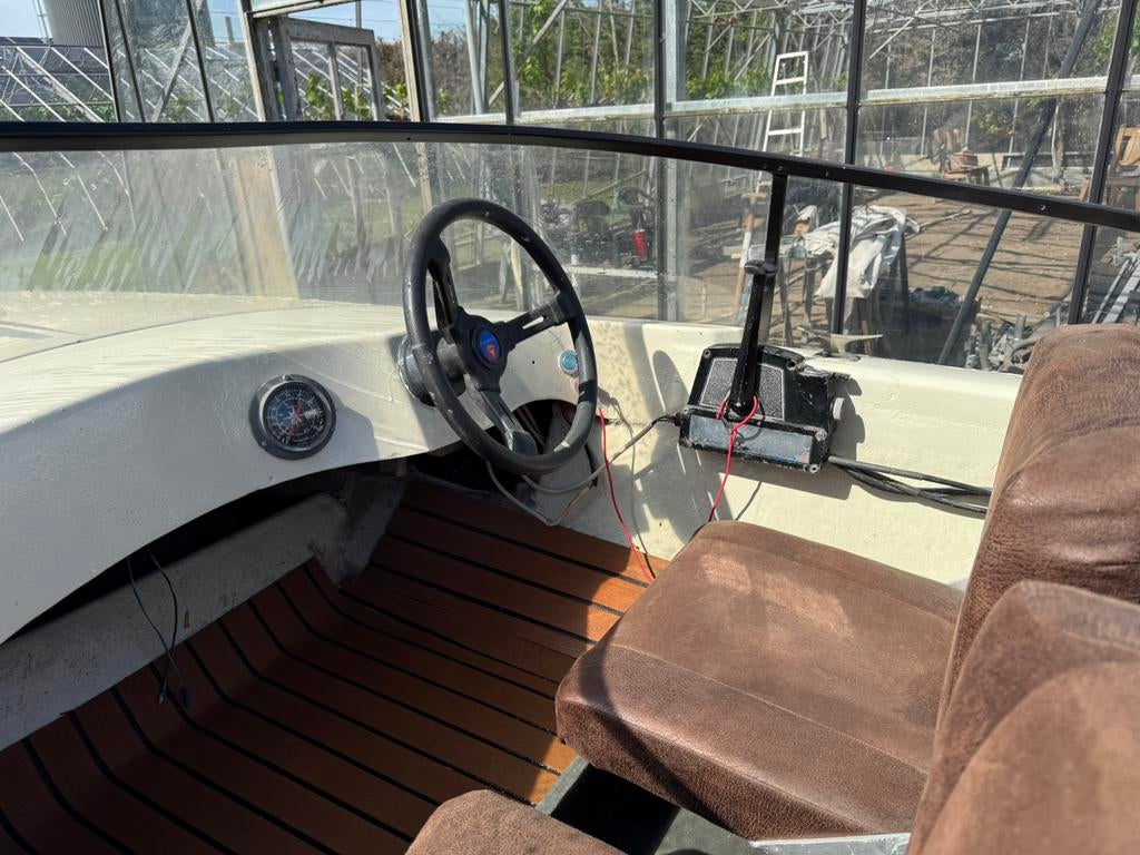 speedboot merk vega 50 pk mercury, Ophalen, Zo goed als nieuw, 30 tot 50 pk, 3 tot 6 meter