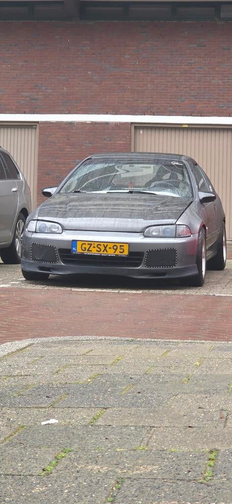 Honda Civic 1.5 I DX U9 1993 Grijs, Voorwielaandrijving, 4 cilinders, 913 kg, Origineel Nederlands