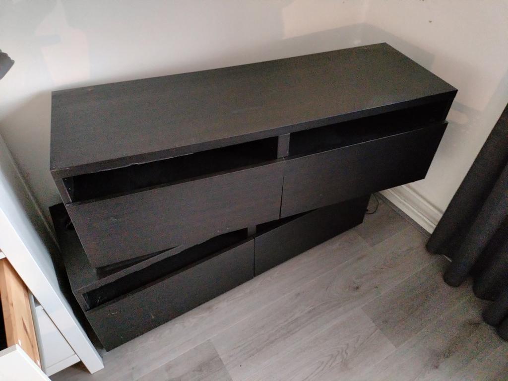 2x ikea besta tv meubel met lades., Ophalen, Gebruikt, 150 tot 200 cm, Minder dan 100 cm