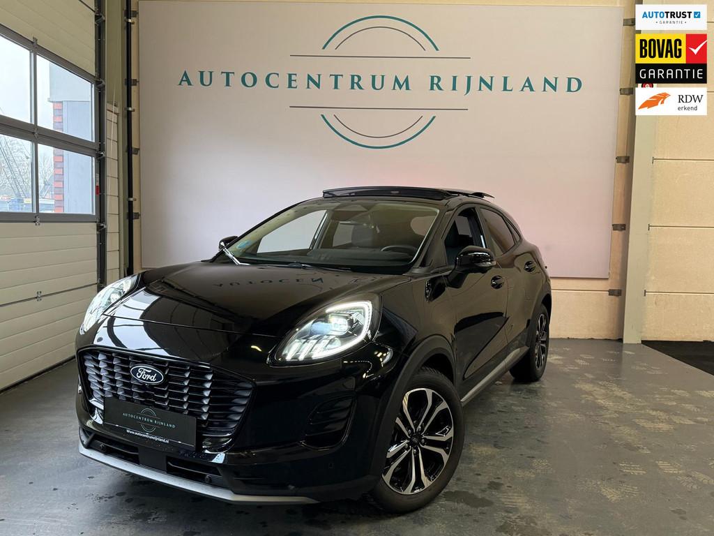 Ford PUMA 1.0 EcoBoost Hybrid Titanium Automaat, Stoel/Stuur, Puma, Euro 6, Adaptive Cruise Control, Zwart