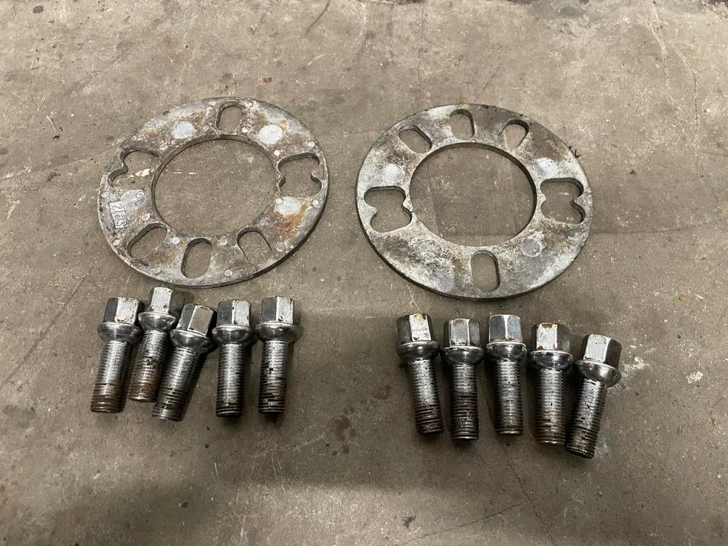 Universele spacers 5mm - Spacers 4x100 4x108 5x100 5x112, Ophalen of Verzenden